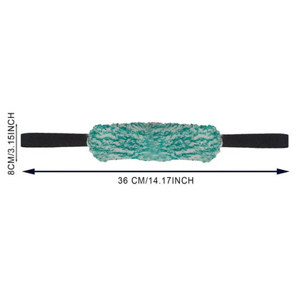 Auto Wheel Wash Towel Brush Car Double-Sided Long Belt Cleaning Towel Microfiber Coral Plush Wheel Pull Belt Hub Detail Towel