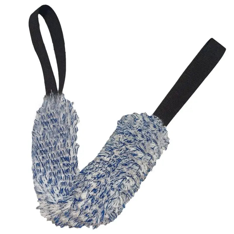 Auto Wheel Wash Towel Brush Car Double-Sided Long Belt Cleaning Towel Microfiber Coral Plush Wheel Pull Belt Hub Detail Towel