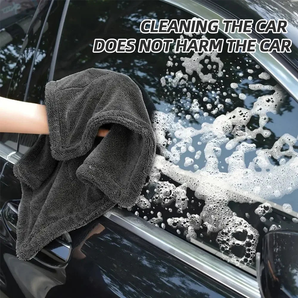 40*40*60Cm 600GSM Microfiber Car Wash Drying Towel Lint Streak Free Auto Cleaning Cloth Soft Absorbent Microfiber Car Towel