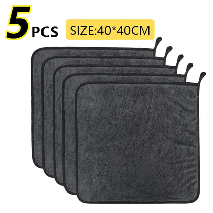 40*40*60Cm 600GSM Microfiber Car Wash Drying Towel Lint Streak Free Auto Cleaning Cloth Soft Absorbent Microfiber Car Towel