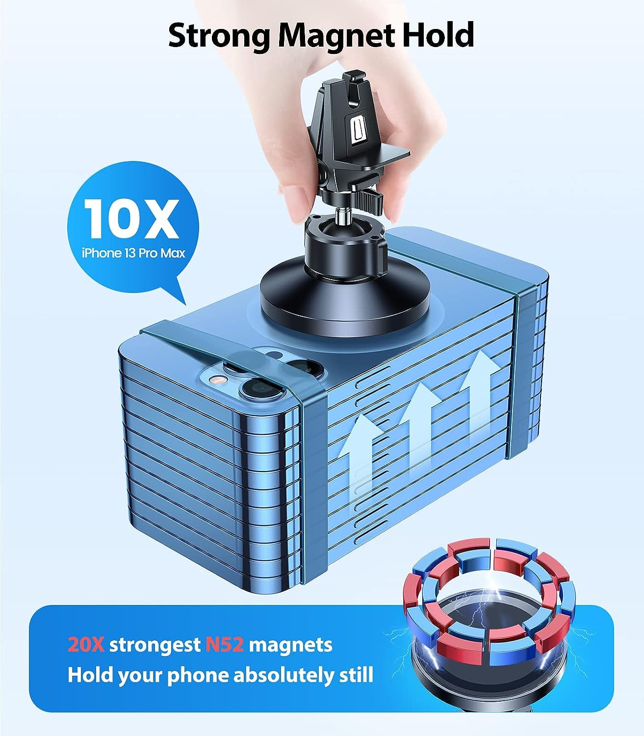 Upgrade Your Drive with the Strongest MagSafe Car Mount! 🚗✨ Perfect for iPhone 17 Pro Max & More! 360° Adjustable Magnetic Holder! 📱💨