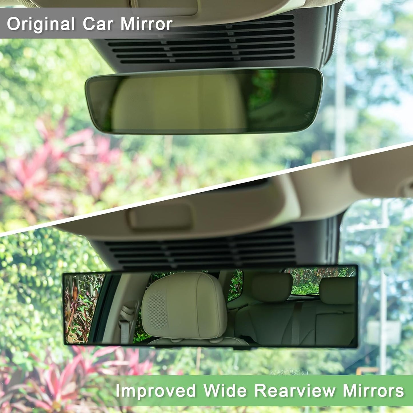 Espejo Retrovisor Interior Universal Espejos De Para Autos Carro Grande NUEVO