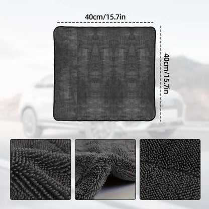 40*40*60Cm 600GSM Microfiber Car Wash Drying Towel Lint Streak Free Auto Cleaning Cloth Soft Absorbent Microfiber Car Towel