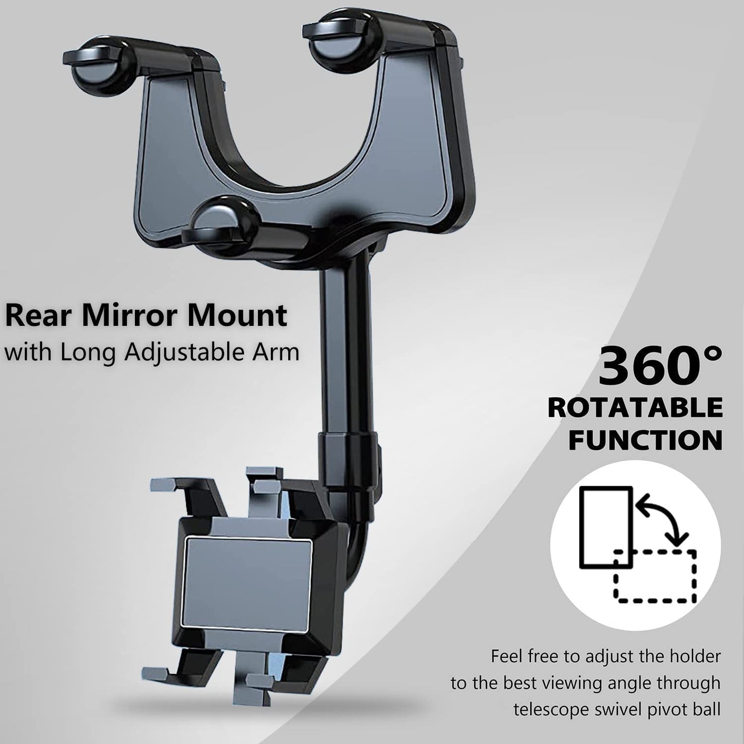 Soporte De Celular Para Auto Carro Porta Telefono Universal Rotacion 360