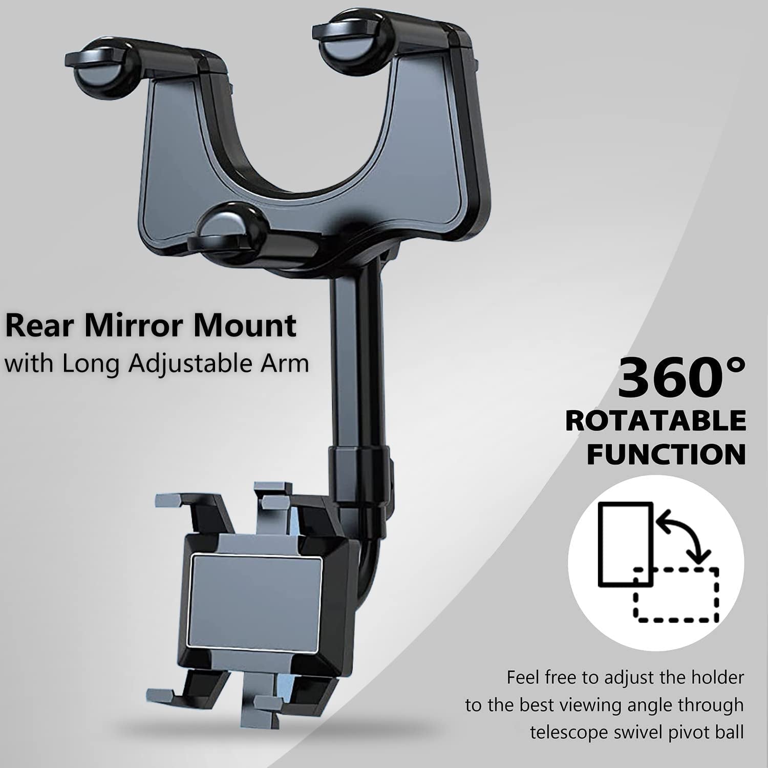 Soporte De Celular Para Auto Carro Porta Telefono Universal Rotacion 360