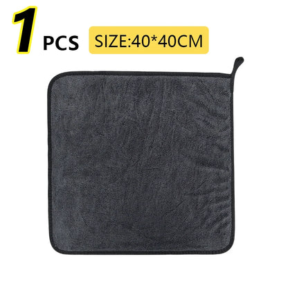 40*40*60Cm 600GSM Microfiber Car Wash Drying Towel Lint Streak Free Auto Cleaning Cloth Soft Absorbent Microfiber Car Towel